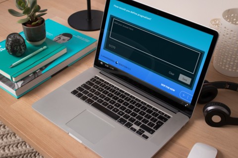 An interactive video quiz on a computer screen