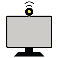 Computer with Webcam